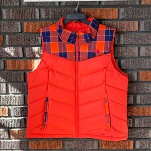 Plaid North Face Vest